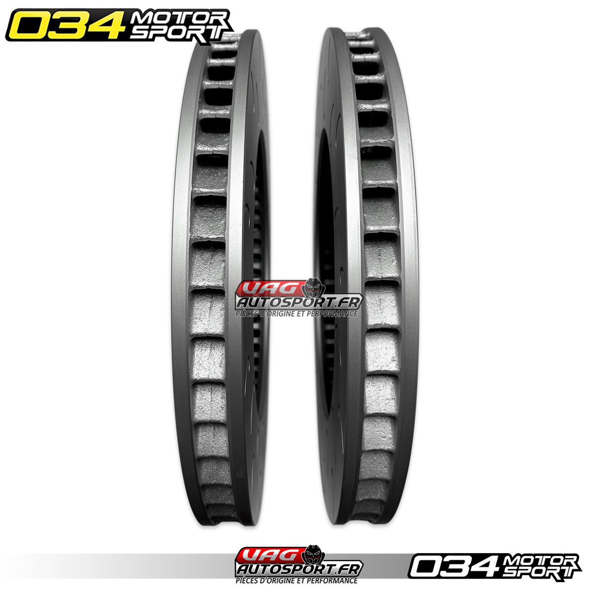 Kit de mise à niveau des disques de frein avant flottants 2 pièces pour Audi C7 S6/S7 - 034-301-1013 - 034Motorsport – Image 5