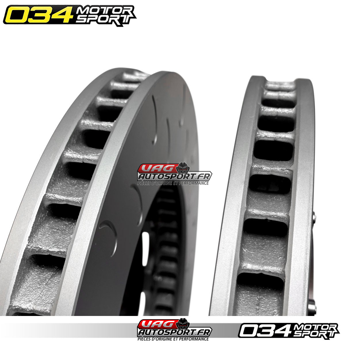Kit de mise à niveau des disques de frein avant flottants 2 pièces pour Audi C7 S6/S7 - 034-301-1013 - 034Motorsport – Image 6