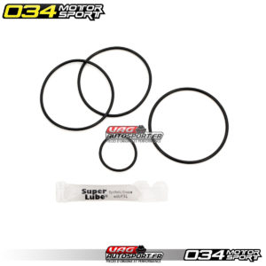 Kit de Réparation Amélioré, Valve de Dérivation en Aluminium Usiné 034Motorsport pour Audi ET VW 1.8T, 2.2T, 2.7T, 4.2T - Référence 034-145-Z039