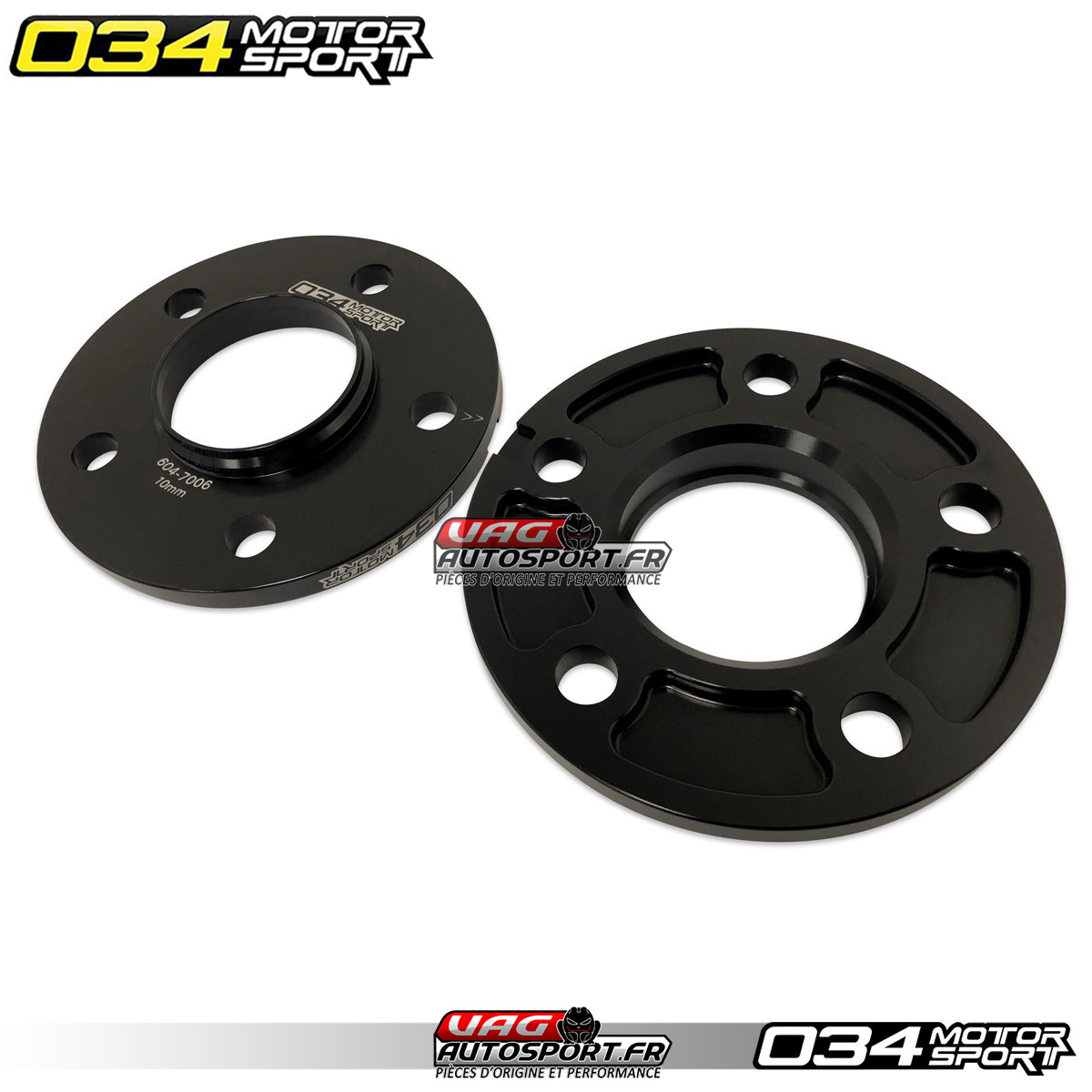 Paire d'écarteurs de roue, 10mm, pour Audi et BMW 5x112mm avec alésage central de 66.6mm - 034-604-7006 - 034Motorsport – Image 4