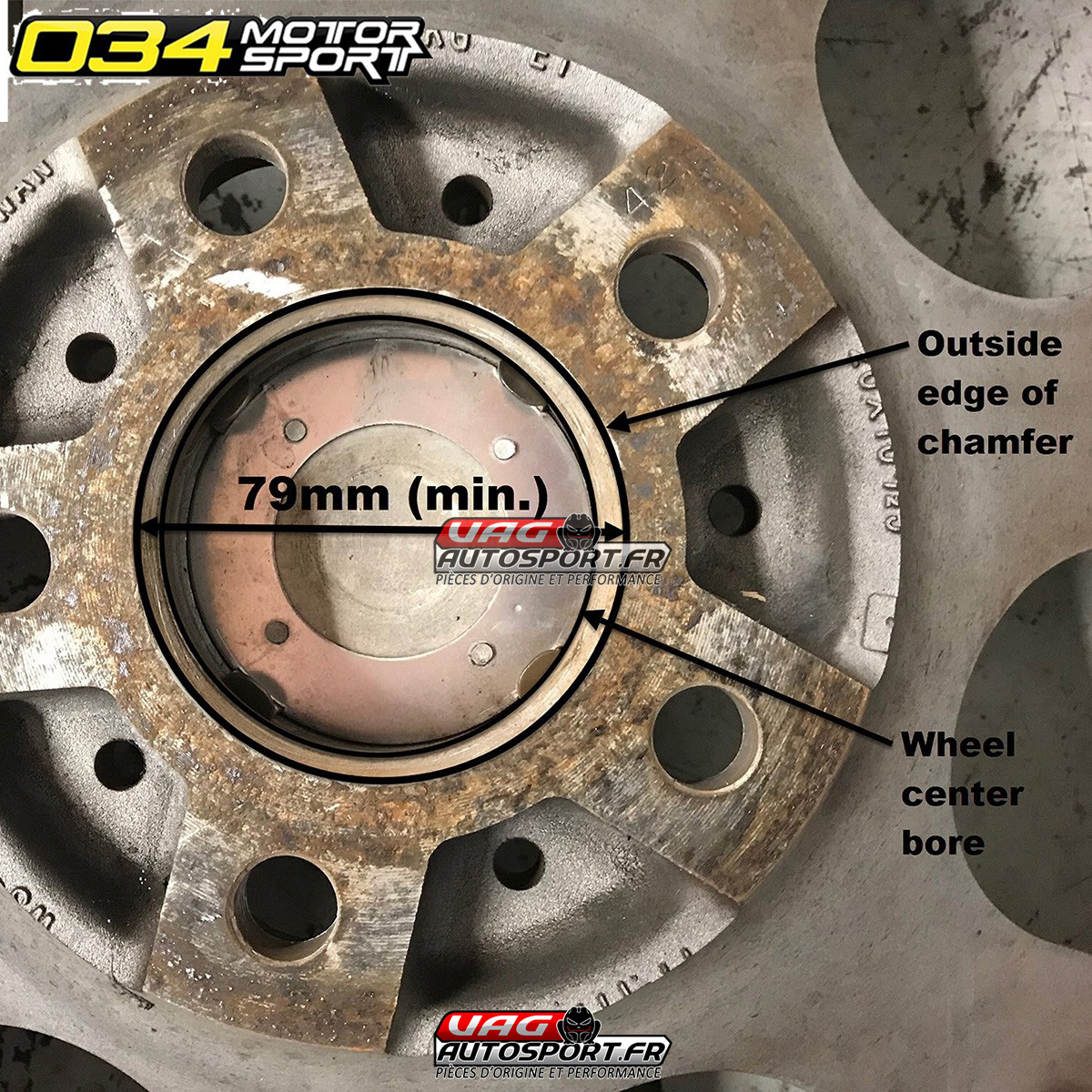Paire d'écarteurs de roue, 10mm, pour Audi et BMW 5x112mm avec alésage central de 66.6mm - 034-604-7006 - 034Motorsport – Image 5
