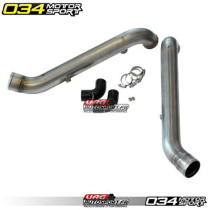 Set de Bipipes en Acier Inoxydable pour Audi S4 B5 et Audi A6/Allroad C5 2.7T avec Raccords WMI - 034-108-5001 - 034Motorsport