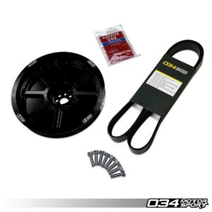 3.0 TFSI Supercharger 207mm Crank Pulley Upgrade 034Motorsport 034-145-Z053